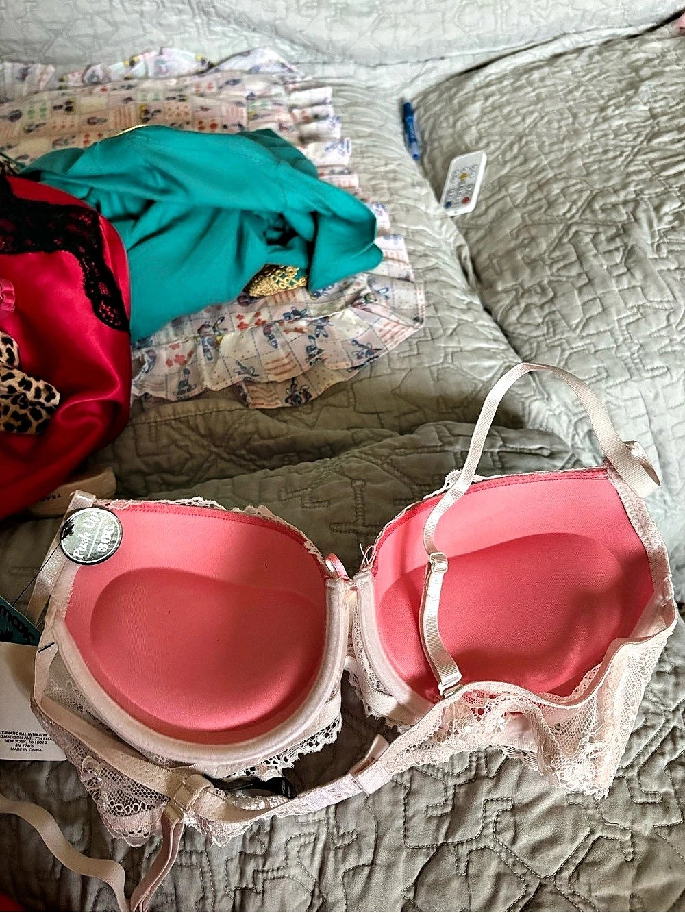 Stella McCartney Pink Lace Bra Size 36C NWT - Picture 3 of 4